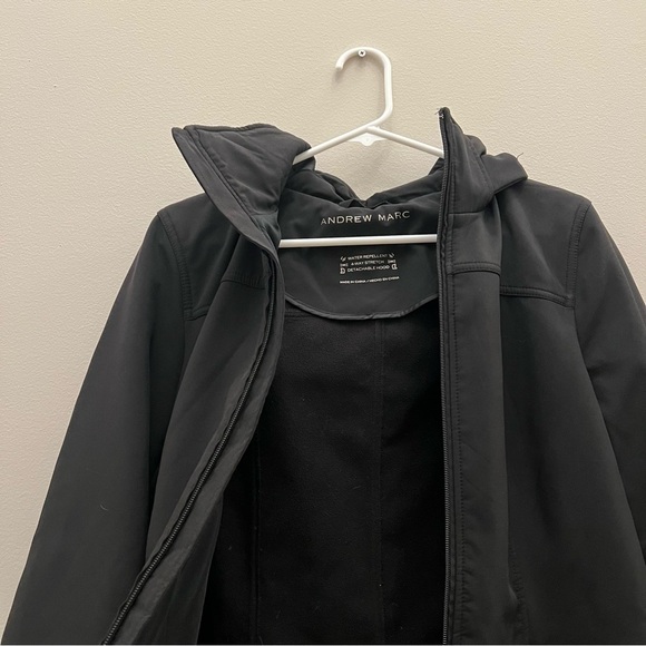 Andrew Marc Water Repellent Jacket Medium Black - Picture 5 of 9